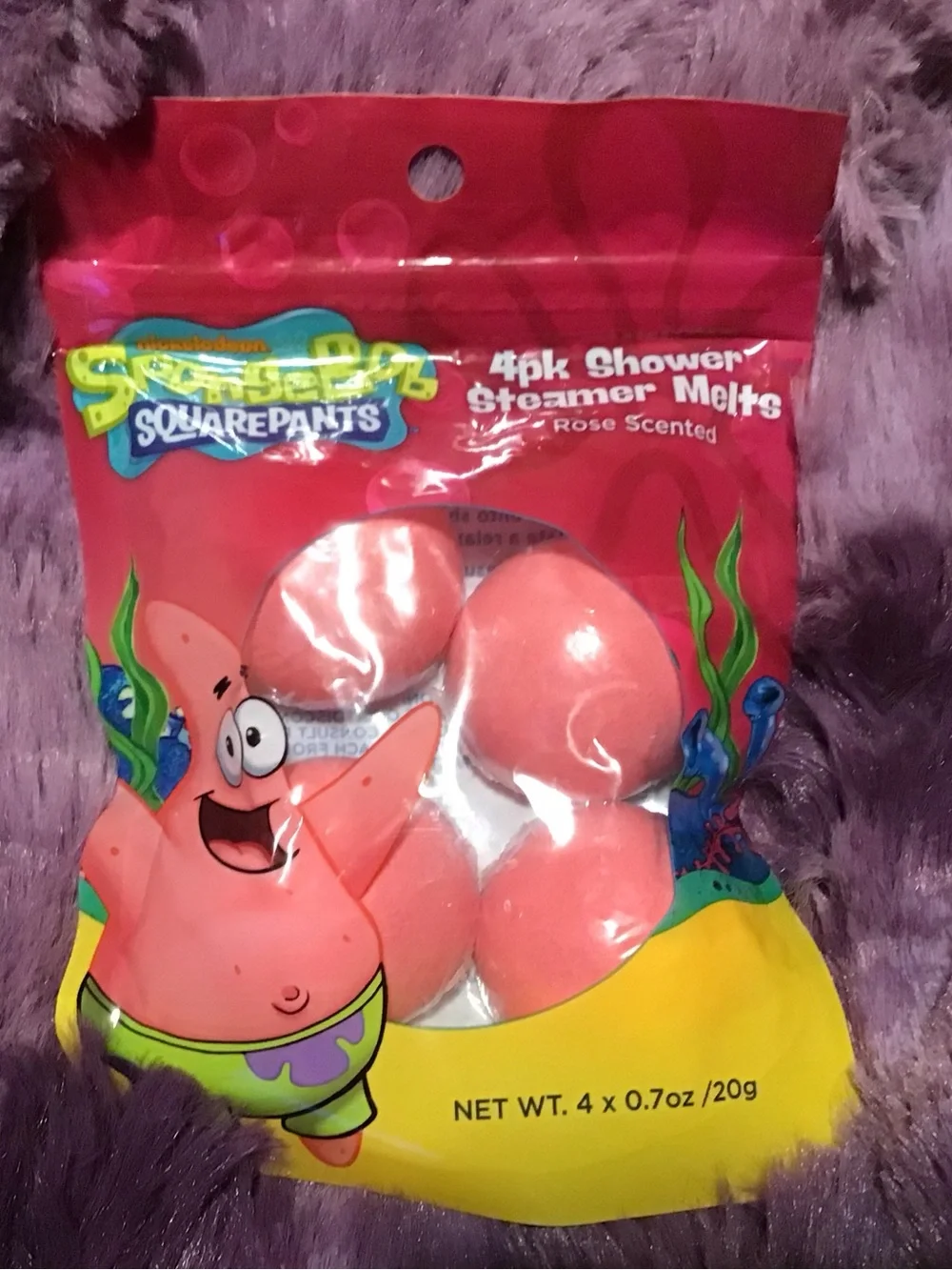 SpongeBob SquarePants Yellow & Pink Shower Steamer Melts - Pack of 4